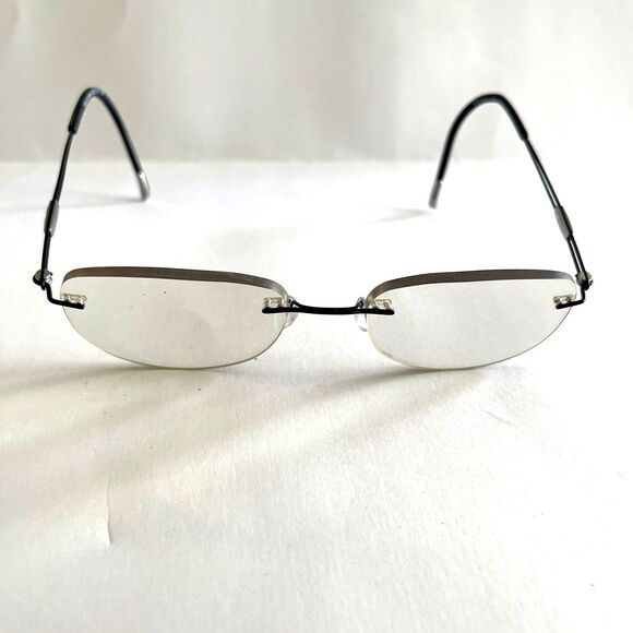 Silhouette Eyeglasses Titan 5521 EQ 9040 Rimless Frames Only Black 53-19-150